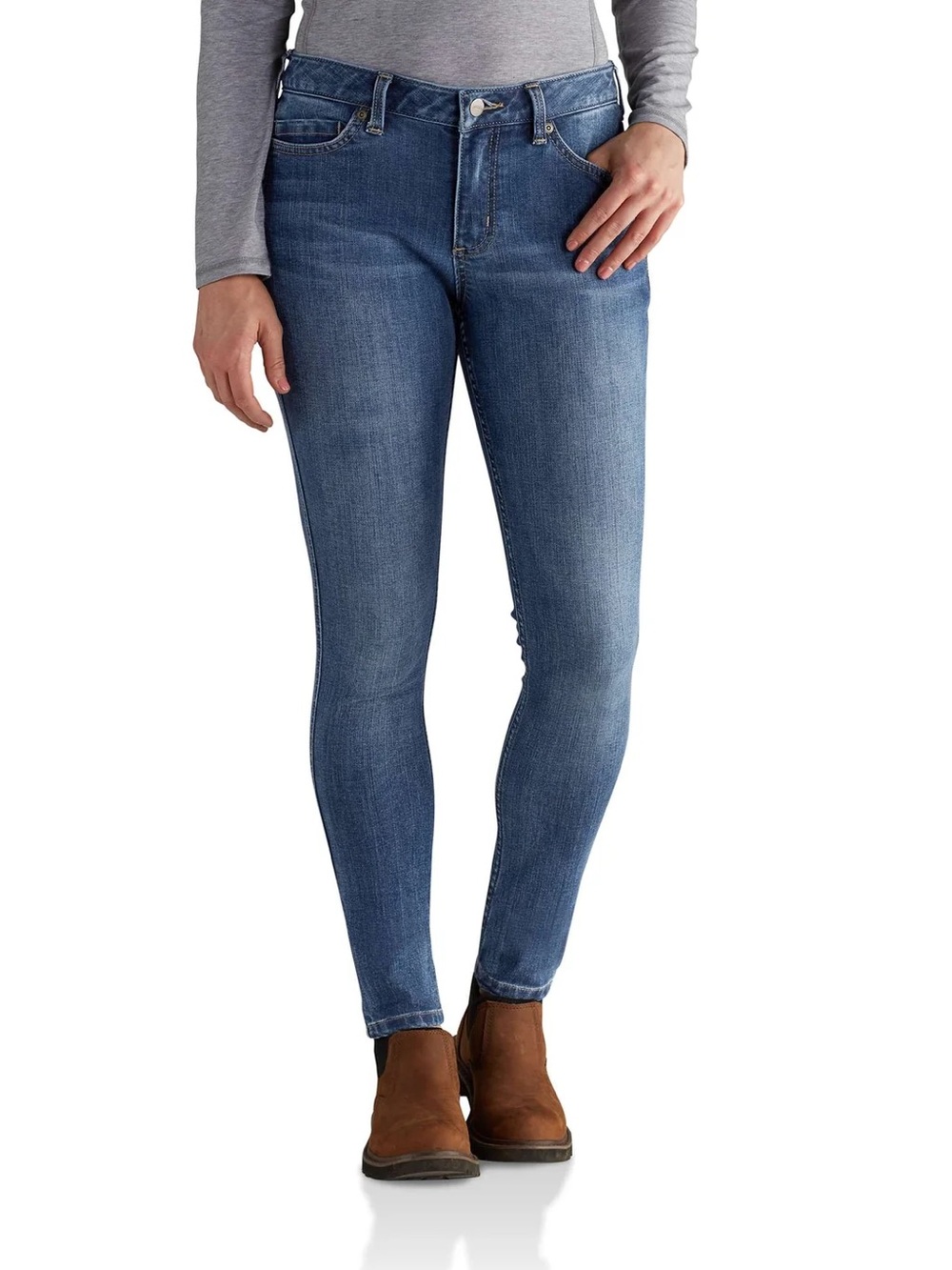 Carhartt Women’s Layton Slim Fit Skinny Leg Jeans Size 8 Regular